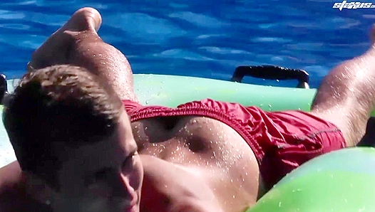 Beachside Blowjob Bliss: Mike Cage, Mathew Ross Matt Loughton Go Wild – 18+