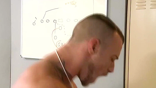 Massive Hard-ons at Practice — Bobby Clark Takes Coachs Huge Dick from Jessie Colter