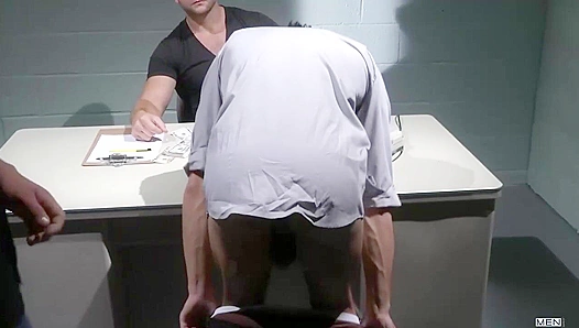 Intense Str8-to-Gay Encounter: Colby Jansen Tommy Defendi Heat Up the Interrogation Room