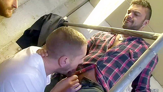 Sloppy Rim Job Madness – Harley Everett, Rogan Richards Ryan Stokes Go Wild – UK Gay Porn