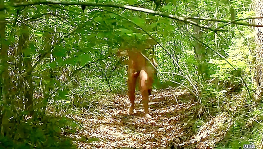 Straight Men Go Wild – Nude Hike Turns into Hot Trailside Blowjob Anal – TinyGays 18+