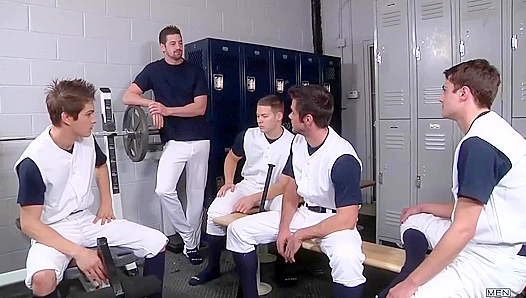Johnny Rapid Dominates Hard—Baseball Field Blowjob Cum Fest – Gay XXX
