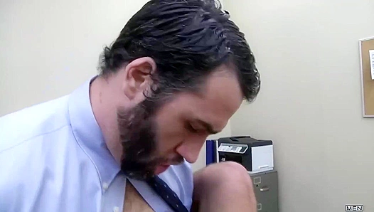 Hot Office Action: Mike De Marco Tyler Hunt Fuel Lust Behind Closed Doors – 18+