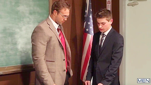 Professor Rocco Reed Takes On Horny Student Johnny Rapid — Big Dick Campus Heat