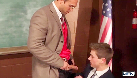 Professor Rocco Reed Takes On Horny Student Johnny Rapid — Big Dick Campus Heat