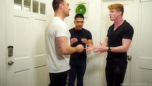 Triple Heat: Damien White, Max Lorde Kye Storm Go Wild at Home – GayPornFun