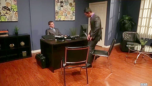 Jimmy Lance Get Wild With Hot Office Deskside Fuck Session – TheGayOffice