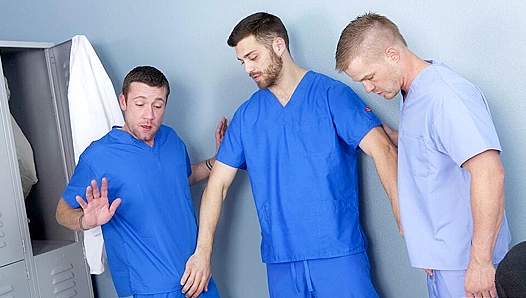Tommy Trevor Double Penetrate Their Hot Patient Liam Magnuson – Drilled Deep