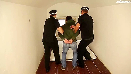 Intense Police threesome: Rogue Cops Dominate With Aslan Brutti – Gay XXX