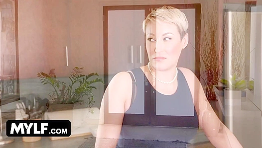 Stepmoms Forbidden Lust: She Dominates Her Stepson Girlfriend in Hot Threesome – XXX