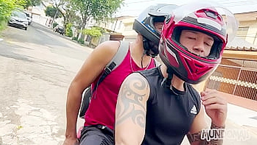 Riding My Best Mates Bike—and Loving Every Stroke of His Thick Cock—18+