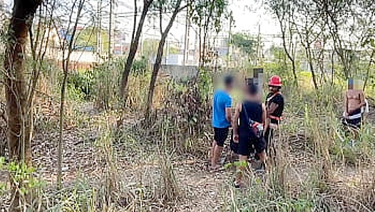 Wild Security Guard Gets Ripped Open in Steamy Forest Gang Bang – GayPornNature 18+