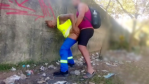 Pressed Against the Wall: Hard Cock Craves My Black Coworkers Lips – XXX