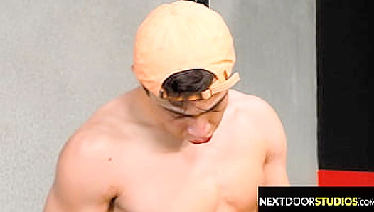 Spit-Roasted Hard: Gym Bros Double Teamed by Ripped Neighbors – NextDoorBuddies
