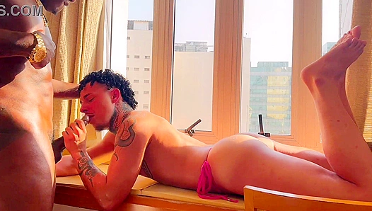 Young Brazilian Twink Takes Huge BBC from Stallion Daddy – Steamy Anal Ride
