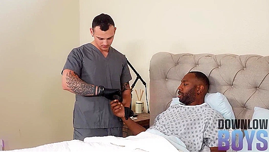Hunk Nurse Takes Patients Thick Rod Deep — Swallows Every Drop! – XXXGayTales 18+