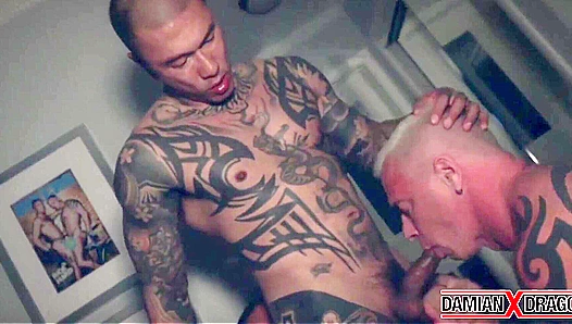 Damian x Dragon Lovers Passionate Blowjob Session – Hot Gay Porn 18+