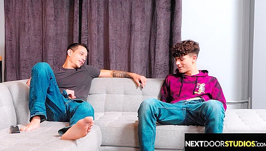 Stepbrothers Moans Drive Me Crazy as Kyle Zayne Fuck Hard Next Door – 18+