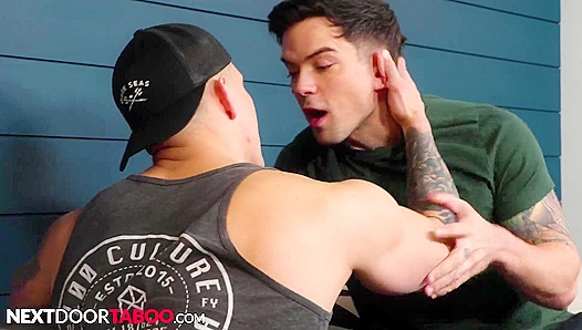 Tattooed Stepbrothers Collide in Raw Anal Chaos – Brock Kniles, Dakota Payne