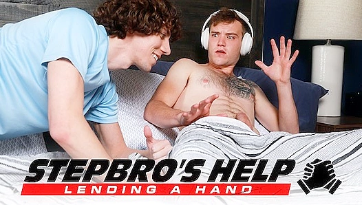 Stepbro Surprises Muscle Stud While Masturbating — Hot Encounter with Scott Finn Cristiano