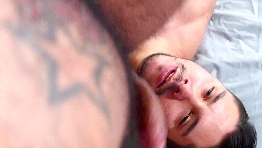Huge Hairy Stud Dominates Young Jocks Mouth with Thick Cock – Men Over 30