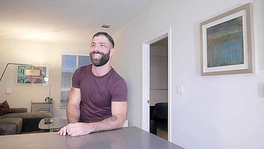 Huge Muscle Daddy Rides Bareback Over Horny Hairy Sub — Happy Fuckday