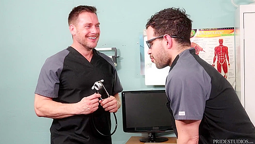 Doctors Deep In Each Other — Hard Lunchtime 69 Fucks Unleashed – GayPulse 18+