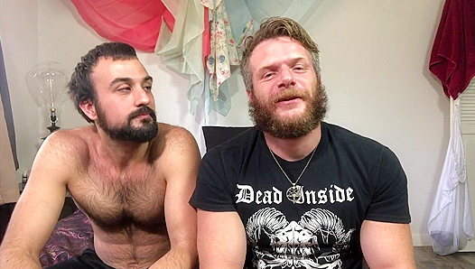 Rough Ready: Bearded Studs Mason Lear x Brian Bonds Go Hard in Quarantine – GayPornHub 18+