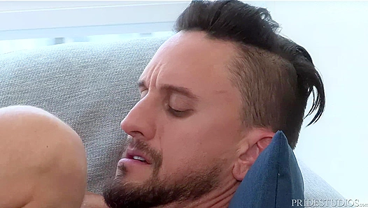Daddy Awakens to Hung Teen Devouring His Giant Cock – Steamy Encounter