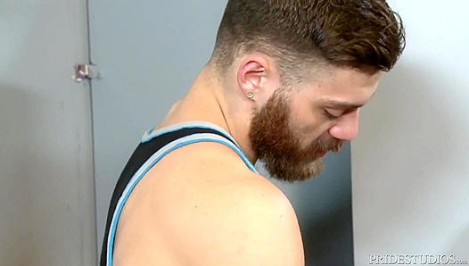Massive Cocks Collide: Raw Anal Action in a Public Bathroom Stall – 18+