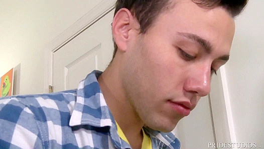 Blake Gets Wrecked: First Time Anal Thrashing with Massive Dildo – 18+