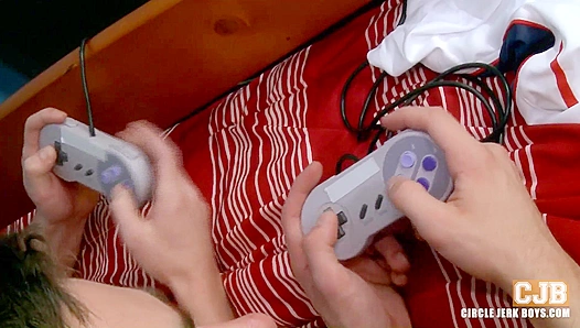 Gamers Go Wild: Jacking Off and Swallowing Hard – Naughty Gamer Porn 18+