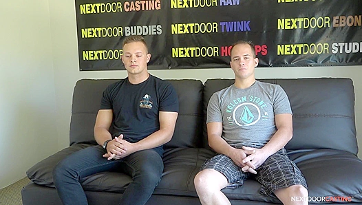 Justin Westons Hot Gay Debut: First Time Blowing a Hard Stranger – NextDoorCasting