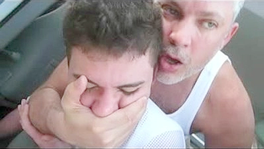 Fucking Hard in the Backseat—Wild Ride Full of Passion Pleasure – GayPornRide 18+