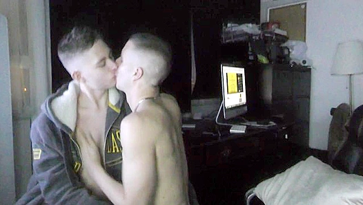Three Horny UK Bros Share More Than Just Games — Surprise Creampie Action