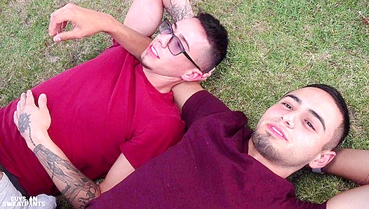 Dario Blows Load All Over Vincent – Steamy Gay Climax – 18+