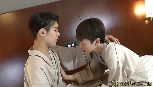 Sweet Asian Twink 18+ Sucks Off Horny Gay Teen 18+ in Steamy HD Scene