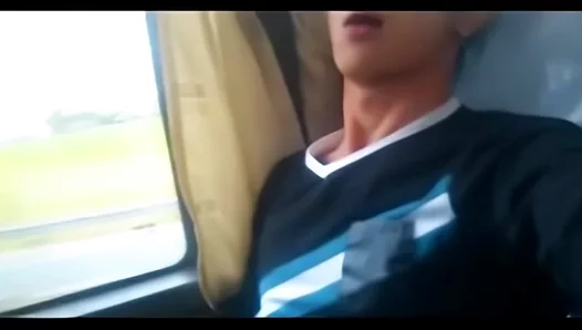 Steamy Encounter Between Asian Guys on a Crowded Bus – Naughty Gay Moment 18+