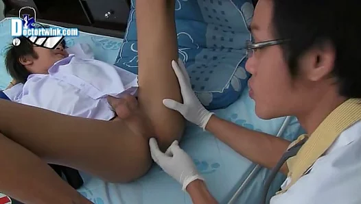 Young Doctor Twink Gets Hot Heavy with Sexy Asian Patient – Clinique Heat 18+