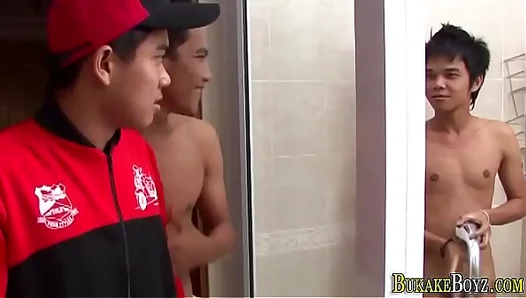 Asian Teen Takes First Load—Hot Blowjob Ends With Creamy Facial–18+