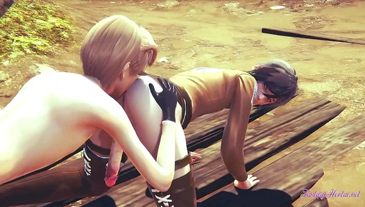 Eren Dominates a Sexy Yaoi Femboy in Steamy Anime Gay Action – 18+