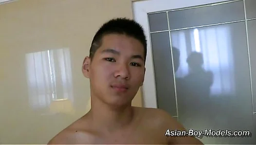 Sensual Asian Stud Jerks Off His Massive Hard-on – Steamy Solo Action