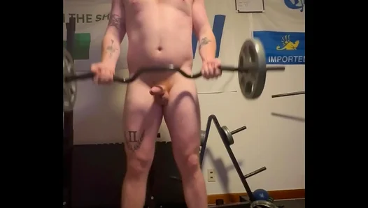 Sweat-Drenched Gains: Naked Curl Sessions Turn Steamy – GayMuscleX 18+