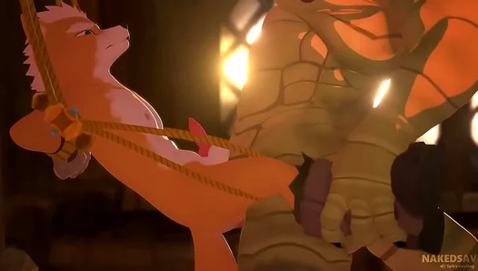 Wild Cream Pie Chase: Fox McClouds Steamy Furry Showdown – 18+
