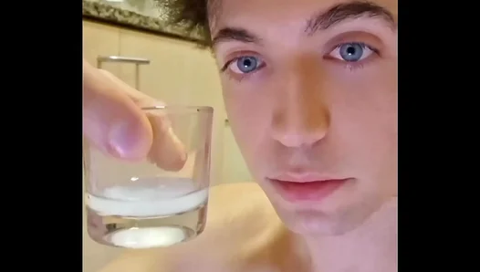 Savoring Himself: Twink Relishes His Own Load After Intense Blowjob – GayPorn 18+