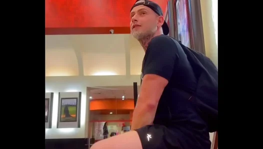Hard Gifted Fuck in Public Restroom – Cum Load Shared Deep In My Throat