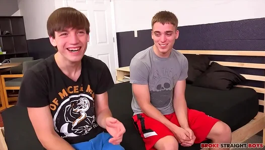 Straight Edge Jock Bradys First Blowie from a Horny Stud – XXXGayTube