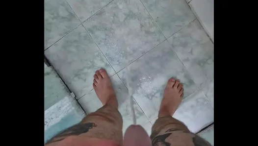 Piss Play Pleasure: Hot Brazilian Guys Steamy Bathroom Fantasy – 18+GaySolo