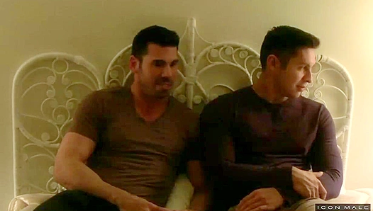 Billy Seth Santoro Heat Up On Camera — Passionate Gay Love Scene – IconMale