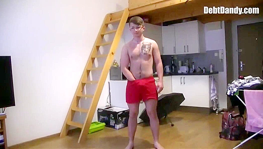 Geek Bent Over for His Sexy Debtor — Rough POV Fuck Session – GayXXX 18+